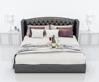 European Style Double Bed-ID:242411745
