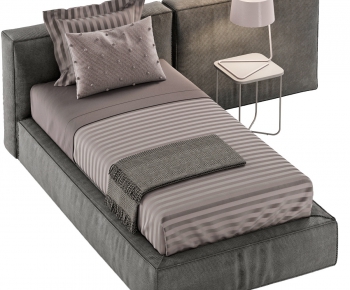 Modern Single Bed-ID:360255313