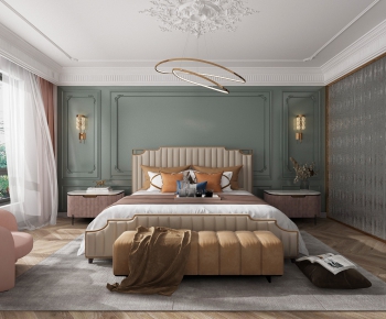 Simple European Style Bedroom-ID:753306993