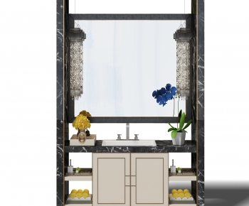 Modern Bathroom Cabinet-ID:722366691