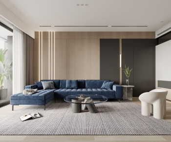 Modern A Living Room-ID:783806659