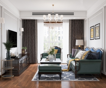 American Style A Living Room-ID:699209575