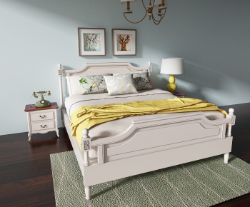 American Style Double Bed-ID:359240533