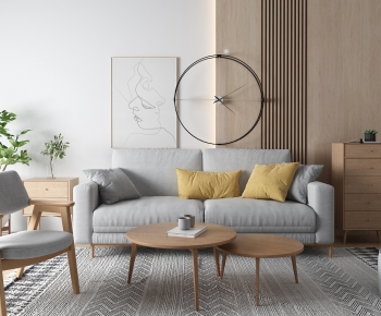 Nordic Style Sofa Combination-ID:411390692