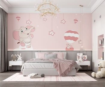 Nordic Style Girl's Room Daughter's Room-ID:820628398
