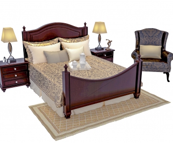 American Style Double Bed-ID:992012127