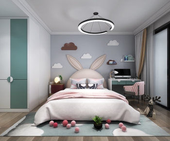 Nordic Style Girl's Room Daughter's Room-ID:305588874