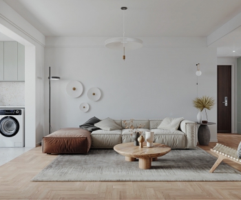 Wabi-sabi Style A Living Room-ID:989186992