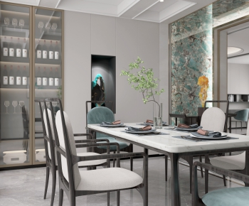 New Chinese Style Dining Room-ID:651894897