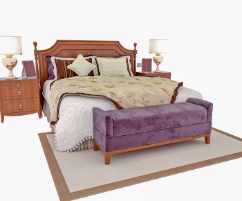 American Style Double Bed-ID:200349382