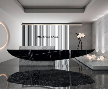 Modern Office Reception Desk-ID:299349611