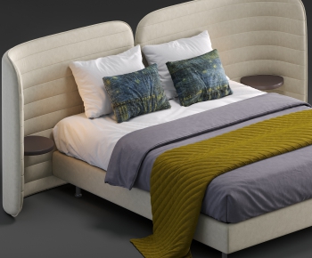 Modern Double Bed-ID:291343444