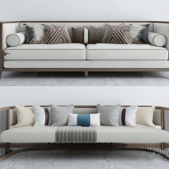 New Chinese Style A Sofa For Two-ID:926931717