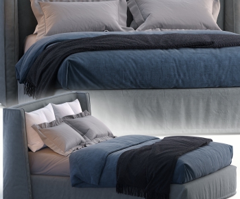 Modern Double Bed-ID:316275935