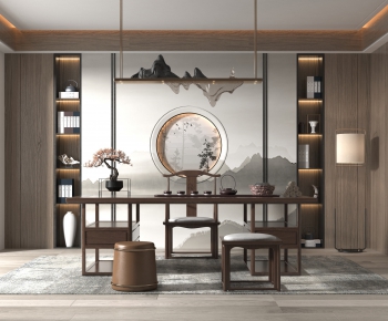 New Chinese Style Study Space-ID:926110735
