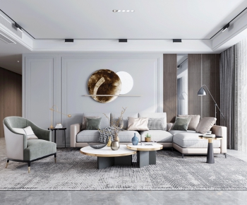 Modern A Living Room-ID:119161437