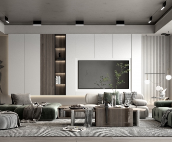 Wabi-sabi Style A Living Room-ID:632921591