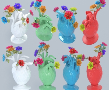 日本心脏陶瓷花瓶-ID:413204492