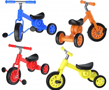 现代儿童玩具车三轮车-ID:123399555