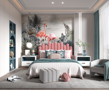 Nordic Style Girl's Room Daughter's Room-ID:982246219