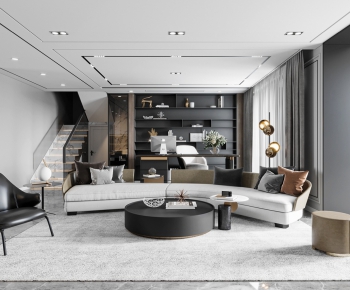 Modern A Living Room-ID:212012582