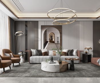 Modern A Living Room-ID:867105142