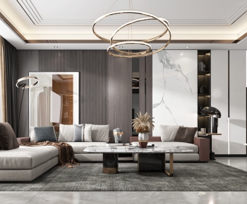 Modern A Living Room-ID:208543543