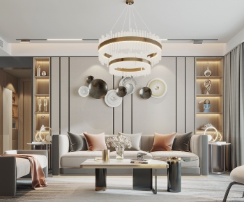 Modern A Living Room-ID:122254486