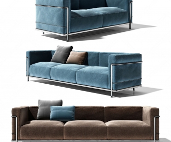 Modern Three-seat Sofa-ID:326287737