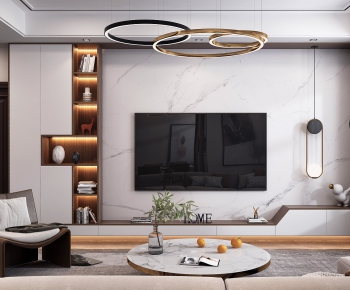 Modern A Living Room-ID:620337299