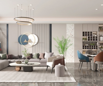 Modern A Living Room-ID:201973667