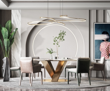 Nordic Style Dining Room-ID:805531419