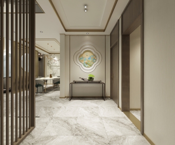 New Chinese Style Hallway-ID:190102993