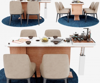 Modern Dining Table And Chairs-ID:647395738