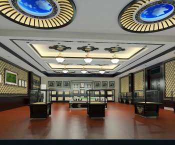 Chinese Style Exhibition Hall-ID:277038955