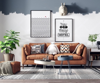Nordic Style Sofa Combination-ID:680257112