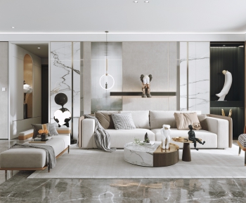 Modern A Living Room-ID:846300227