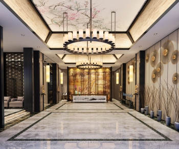 New Chinese Style Lobby Hall-ID:337318142