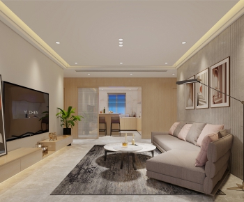Modern A Living Room-ID:577705273