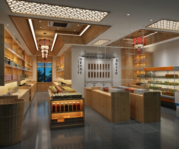 New Chinese Style Retail Stores-ID:332459631