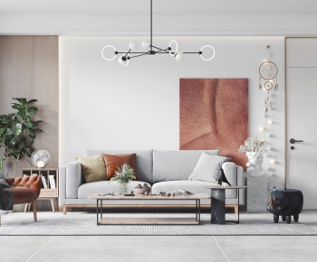 Nordic Style A Living Room-ID:621238275
