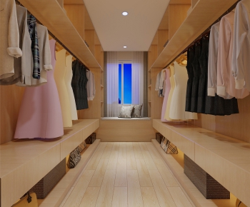 Modern Clothes Storage Area-ID:722845551