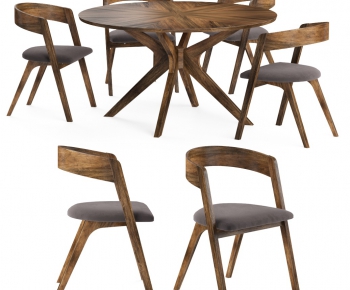 Modern Dining Table And Chairs-ID:451421689