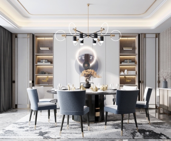 New Chinese Style Dining Room-ID:835951717