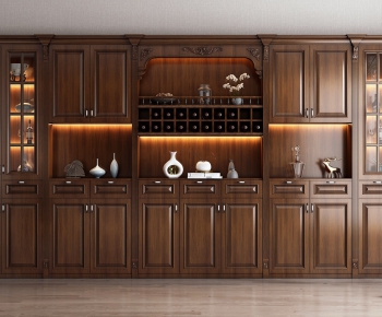 Chinese Style Wine Cabinet-ID:798961299