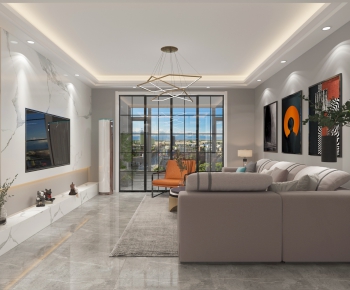 Modern A Living Room-ID:623249644