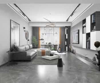 Modern A Living Room-ID:993071935