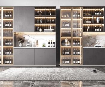 Modern Wine Cabinet-ID:639234913