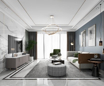 Modern A Living Room-ID:625869193