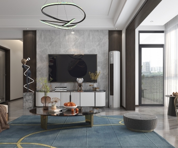 Modern A Living Room-ID:667629875